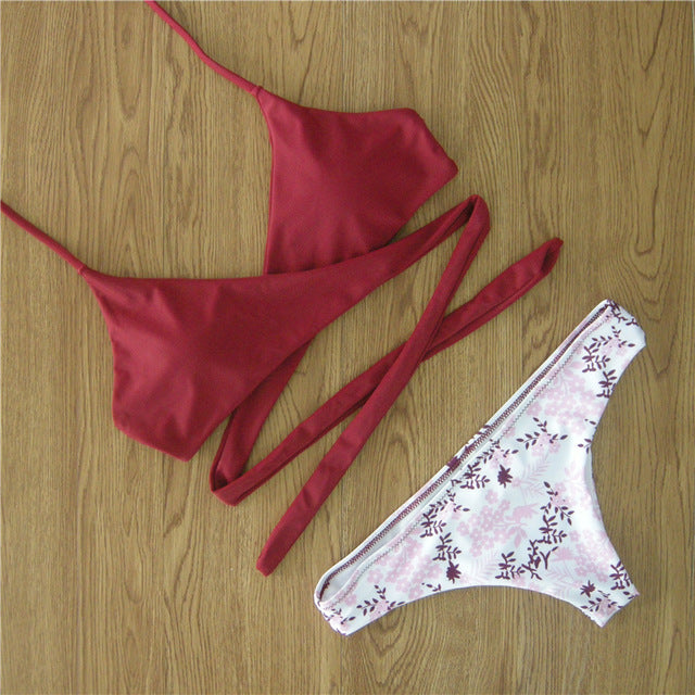 Sexy Floral Bandage Bikini-women fitness-wanahavit-5-S-wanahavit