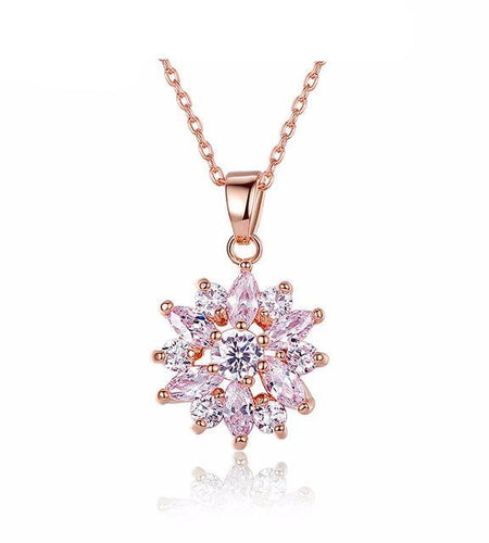 Gold with Multicolor AAA Zircon Necklace-women-wanahavit-Gold-wanahavit