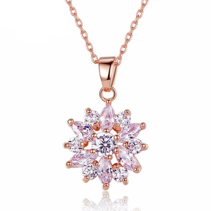 3 Colors Rose Gold Color Bridal with High Quality AAA Zircon Jewelry Set-women-wanahavit-Ring in 6 Size-wanahavit
