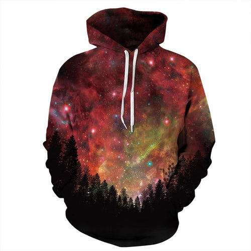 Load image into Gallery viewer, View at the Forest of Universe 3D Sweatshirt Hoody-unisex-wanahavit-L-wanahavit

