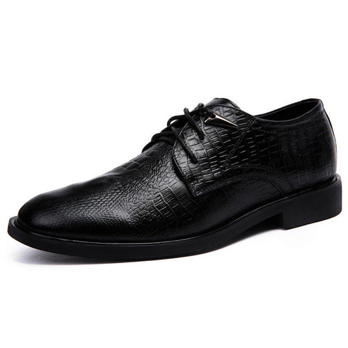 Load image into Gallery viewer, Genuine Cowhide Leather Oxford Business Formal Shoes-men-wanahavit-black-5.5-wanahavit
