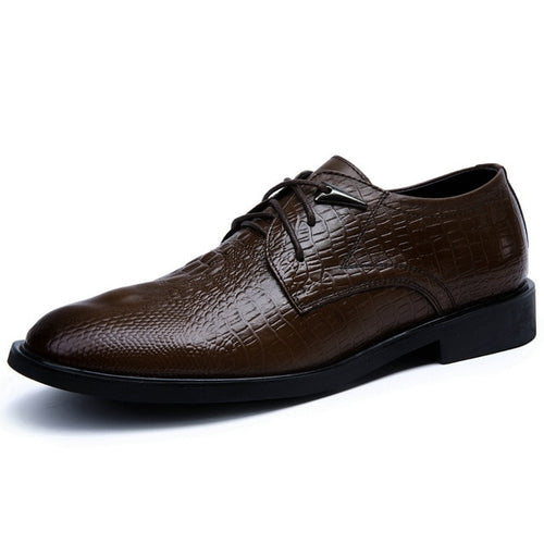 Load image into Gallery viewer, Genuine Cowhide Leather Oxford Business Formal Shoes-men-wanahavit-coffee-5.5-wanahavit
