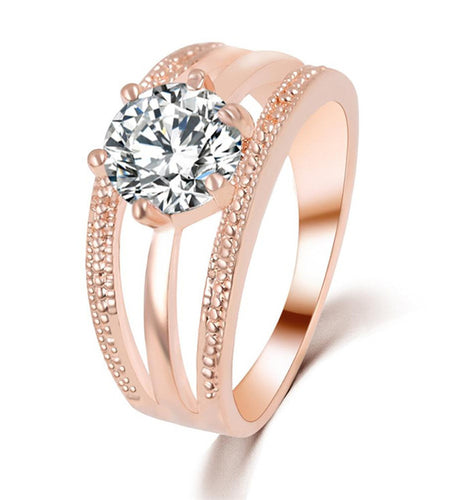 Rose Gold Color Crystal Ring-women-wanahavit-Rose Gold-8-wanahavit