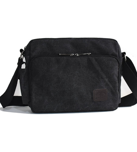 High Quality Crossbody Canvas Messenger Bags-men-wanahavit-black-wanahavit