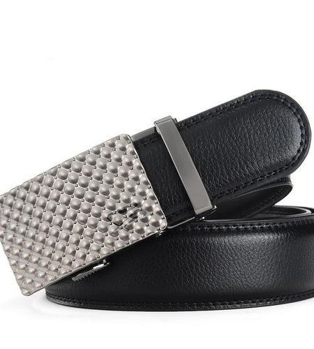Automatic Buckle High Quality Real Leather Belts-men-wanahavit-Y1-100cm-wanahavit