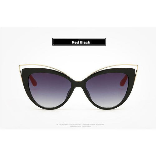 Load image into Gallery viewer, Luxury Charm Cat Eye Sunglass-women-wanahavit-Red Black-wanahavit
