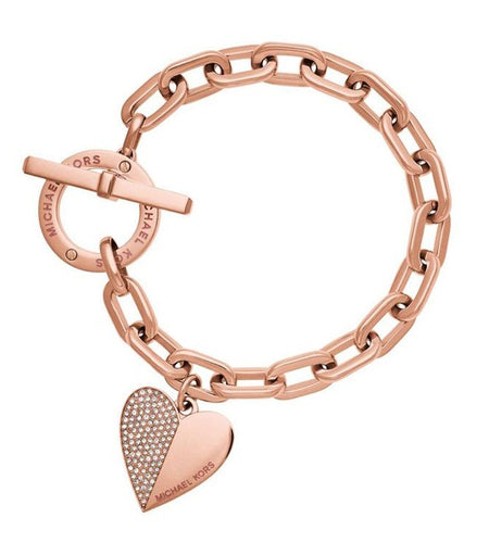 Exquisite Link Chain and Heart Polishing Bracelet-women-wanahavit-Rose Gold-wanahavit