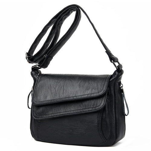 Load image into Gallery viewer, Elegant Leather Summer Style Handbag-women-wanahavit-Black-wanahavit
