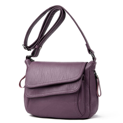 Load image into Gallery viewer, Elegant Leather Summer Style Handbag-women-wanahavit-Purple-wanahavit
