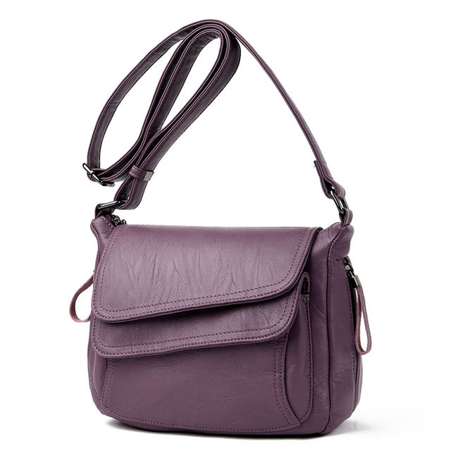 Elegant Leather Summer Style Handbag-women-wanahavit-Purple-wanahavit