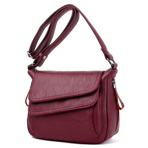Load image into Gallery viewer, Elegant Leather Summer Style Handbag-women-wanahavit-Red-wanahavit
