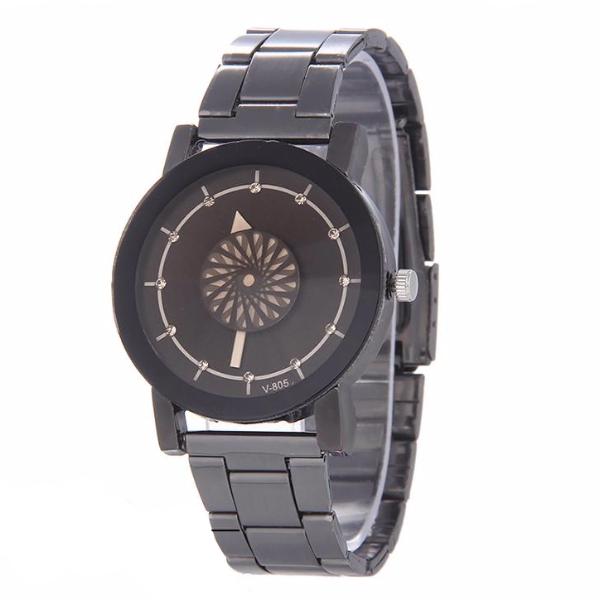 Couples Luxury Design Stainless Steel Wristwatch-unisex-wanahavit-Big Dial Black-wanahavit