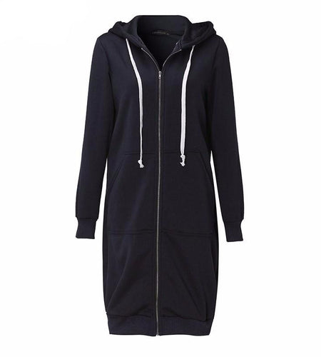 Long Autumn Zip Up Hooded Jacket-women-wanahavit-Black-S-wanahavit