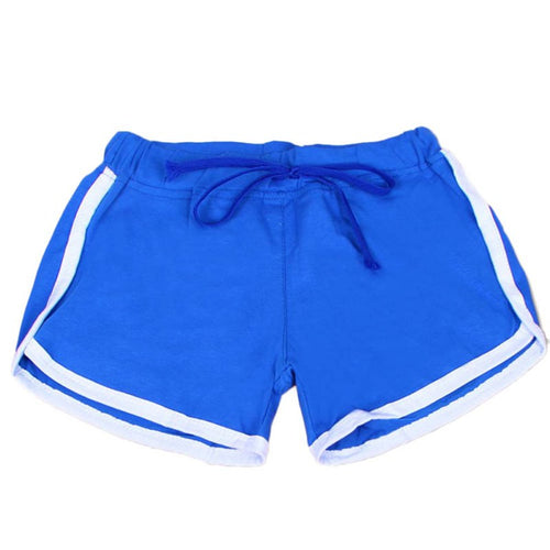 Load image into Gallery viewer, Yo-Ga Drawstring Casual Loose Cotton Shorts-women fitness-wanahavit-blue white-S-wanahavit

