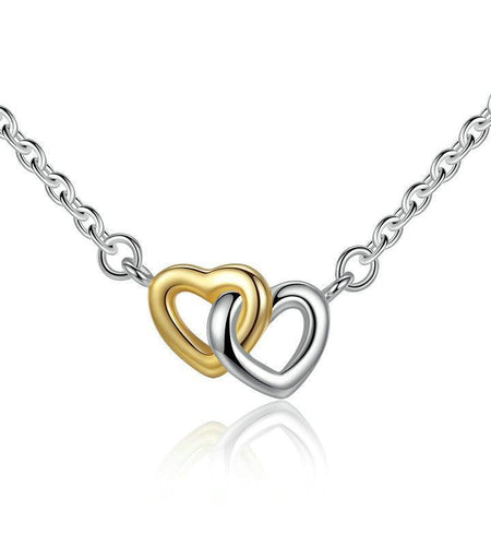 925 Sterling Silver United in Love Silver Necklace-women-wanahavit-wanahavit