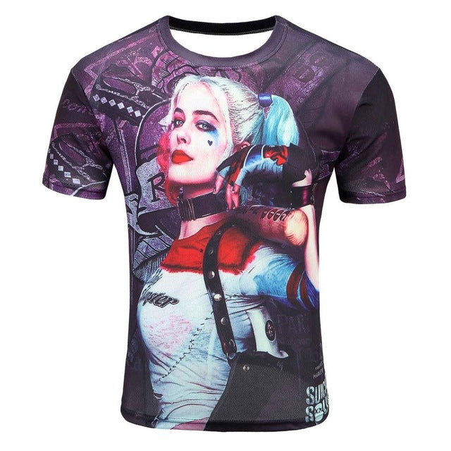 Colorful 3D Printed High Quality Tees #harleyquinn-men-wanahavit-XXL-wanahavit
