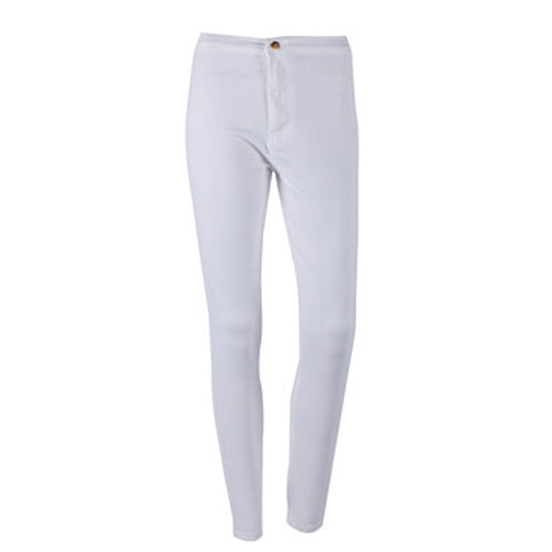 Load image into Gallery viewer, Skinny High Waist Pencil Stretchable Jeans-women-wanahavit-white jeans-L-wanahavit
