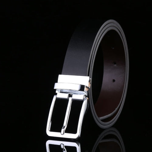 Load image into Gallery viewer, Leisure Business Fashion Luxury Genuine Leather Belt-men-wanahavit-JA silvery-105CM-wanahavit
