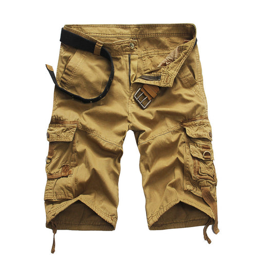Load image into Gallery viewer, Multi-Pocket Casual Cargo Military Camouflage Army Shorts-men-wanahavit-Khaki-29-wanahavit
