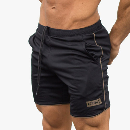 Load image into Gallery viewer, Casual Bodybuilder Calf Length Workout Shorts-men fitness-wanahavit-Black with Yellow-M-wanahavit
