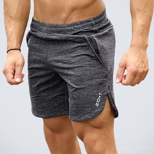 Load image into Gallery viewer, Casual Bodybuilder Calf Length Workout Shorts-men fitness-wanahavit-Gray-M-wanahavit
