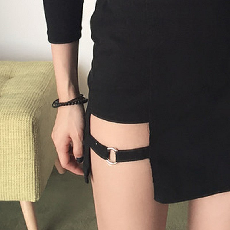 Sexy Spy Skirts Mini Asymmetrical Skirt-women-wanahavit-M-wanahavit