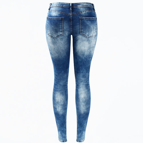 Load image into Gallery viewer, Low Waist Ripped Out Jeans-women-wanahavit-as picture-L-wanahavit

