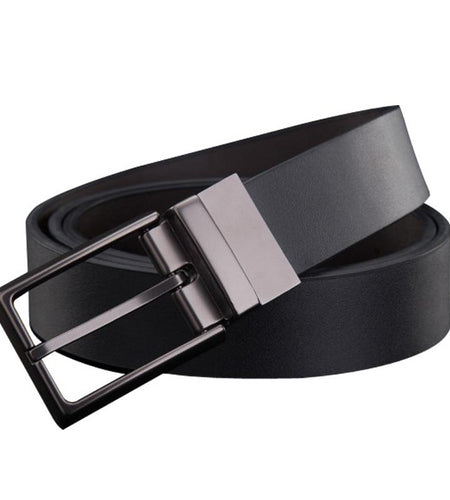 Leisure Business Fashion Luxury Genuine Leather Belt-men-wanahavit-JA Black-105CM-wanahavit