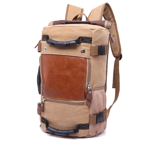 Stylish Large Capacity Versatile Backpack-men-wanahavit-khaki-wanahavit