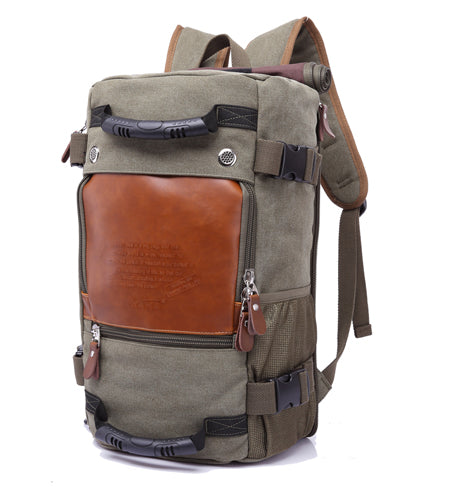 Stylish Large Capacity Versatile Backpack-men-wanahavit-Army Green-wanahavit