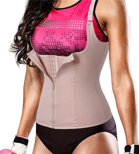 Adjustable Shoulder Strap Waist Trainer Shapewear-women fitness-wanahavit-black-2XL-wanahavit