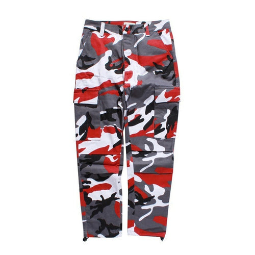 Load image into Gallery viewer, Camouflage Cargo Tactical Baggy Sweatpant-men fashion &amp; fitness-wanahavit-red-S-wanahavit
