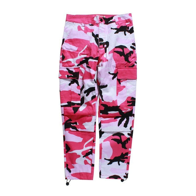 Camouflage Cargo Tactical Baggy Sweatpant-men fashion & fitness-wanahavit-pink-S-wanahavit