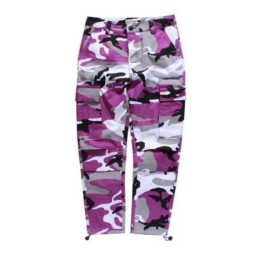 Load image into Gallery viewer, Camouflage Cargo Tactical Baggy Sweatpant-men fashion &amp; fitness-wanahavit-purple-S-wanahavit
