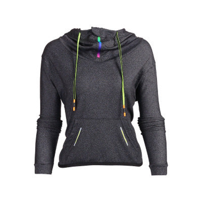 Streetwear Workout Long Sleeve Hooded Jacket-women fitness-wanahavit-Dark gray-M-wanahavit