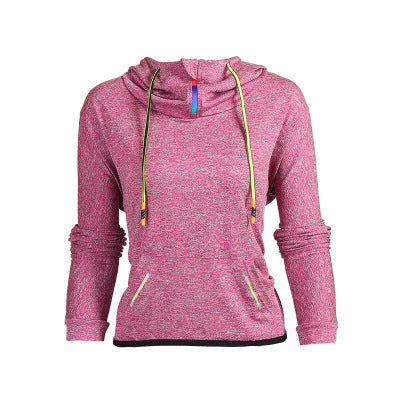 Load image into Gallery viewer, Streetwear Workout Long Sleeve Hooded Jacket-women fitness-wanahavit-Pink-S-wanahavit
