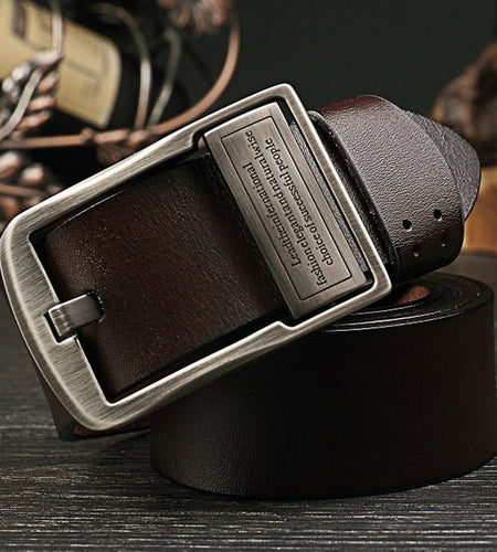High Quality Genuine Leather Vintage Pin Buckle Belt-men-wanahavit-RM Coffe-105CM-wanahavit