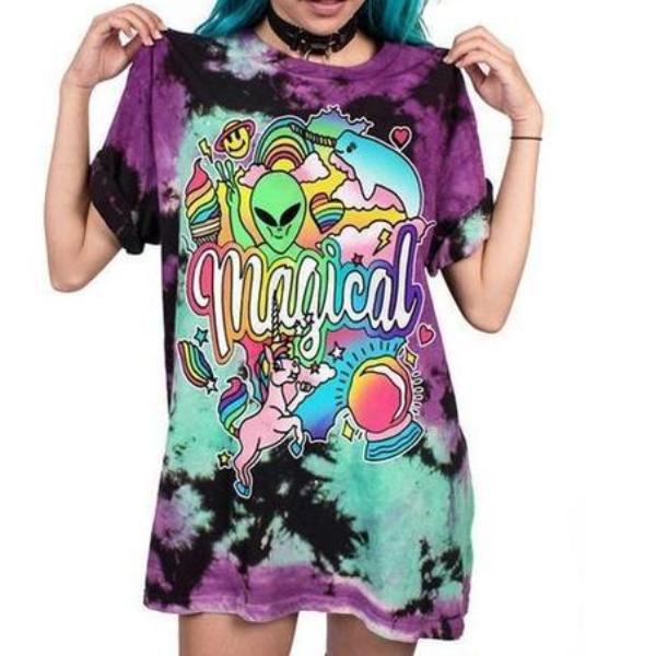 Punk Rock Skull Printed Tees v8 for unisex - wanahavit