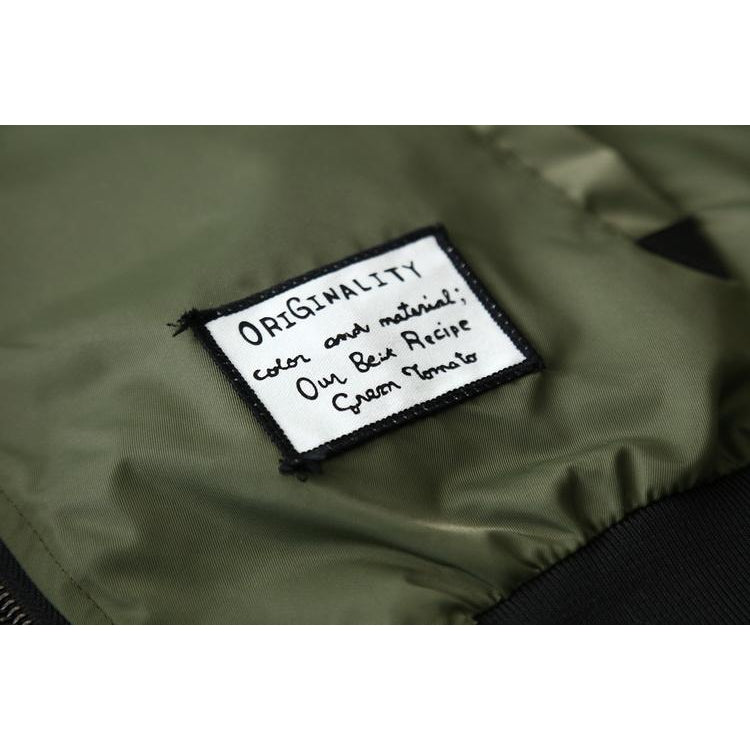 Pilot with Patches Bomber Pilot Jacket-men-wanahavit-Army Green-XXL-wanahavit