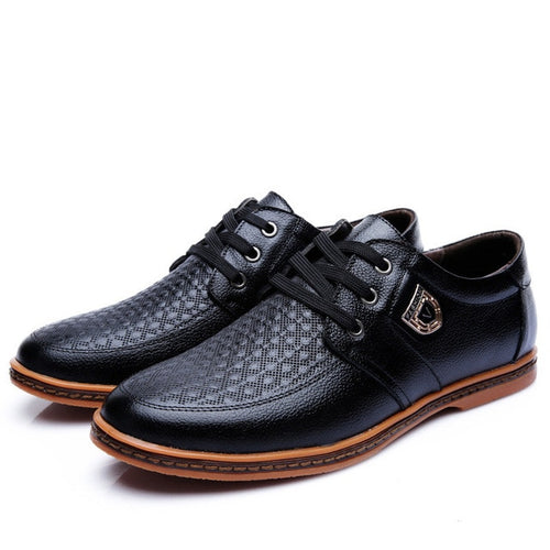 Load image into Gallery viewer, Leather Casual Luxury Flat Moccasins Shoe-men-wanahavit-Black Men Shoes-6-wanahavit
