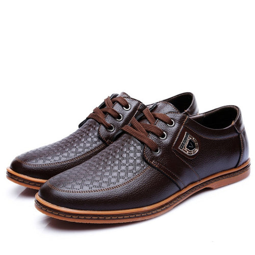 Load image into Gallery viewer, Leather Casual Luxury Flat Moccasins Shoe-men-wanahavit-Brown Men Shoes-6-wanahavit
