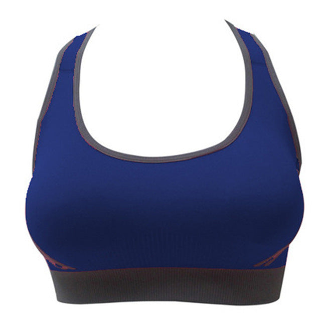 Athletic Cropped Gym Vest-women fitness-wanahavit-Blue-L-wanahavit