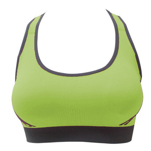 Load image into Gallery viewer, Athletic Cropped Gym Vest-women fitness-wanahavit-Yellow Green-L-wanahavit
