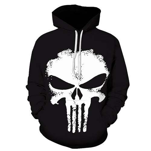 Load image into Gallery viewer, Punisher Pullover Hooded Jacket-men-wanahavit-4XL-wanahavit
