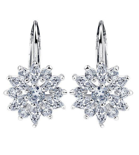 3 Colors Luxury Gold Color Flower Stud Earring-women-wanahavit-White-wanahavit