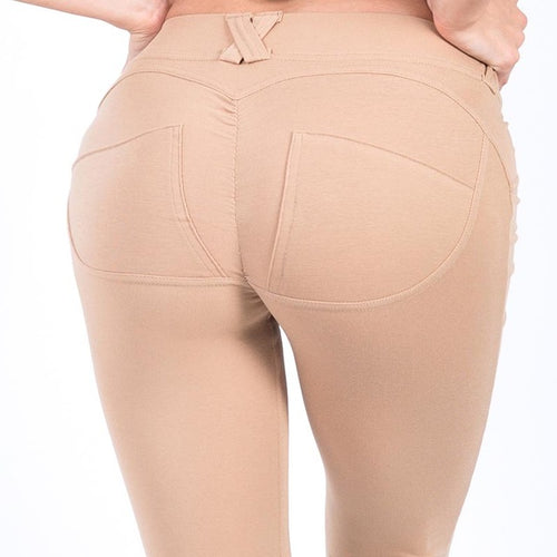 Load image into Gallery viewer, High Quality Low Waist Skinny Pants-women-wanahavit-Khaki-S-wanahavit
