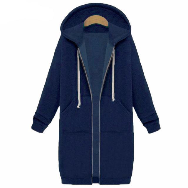 Long Autumn Zip Up Hooded Jacket-women-wanahavit-Blue-S-wanahavit