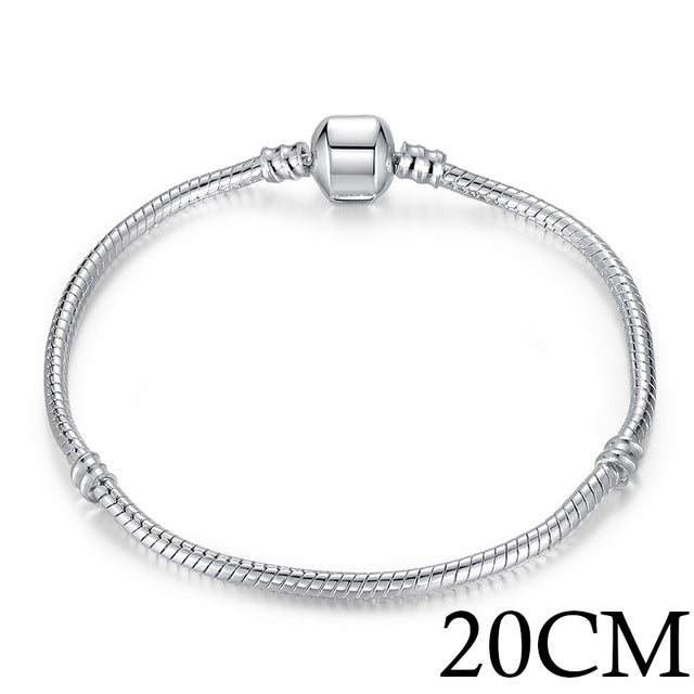Silver Color Snake Chain Bracelet-women-wanahavit-20cm Silver-wanahavit