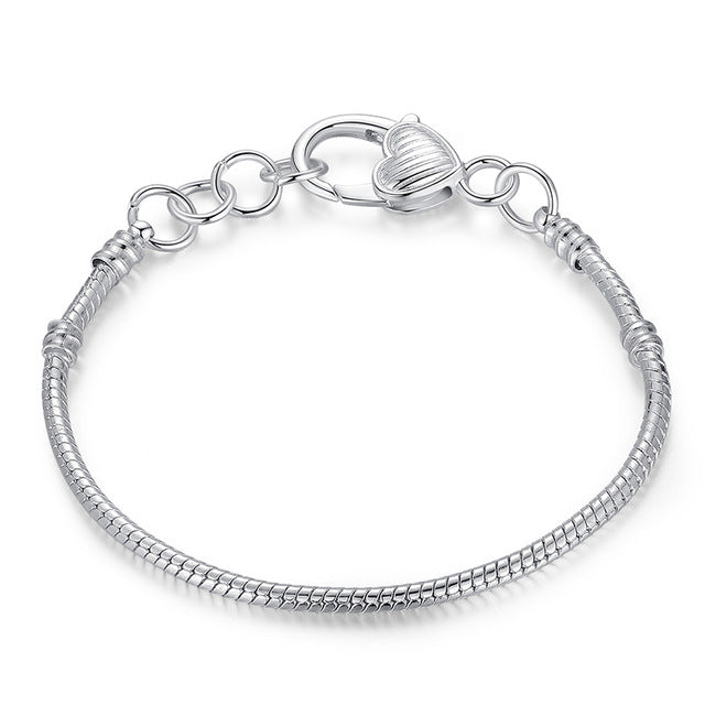Silver Color Snake Chain Bracelet-women-wanahavit-Adjustable v3-wanahavit