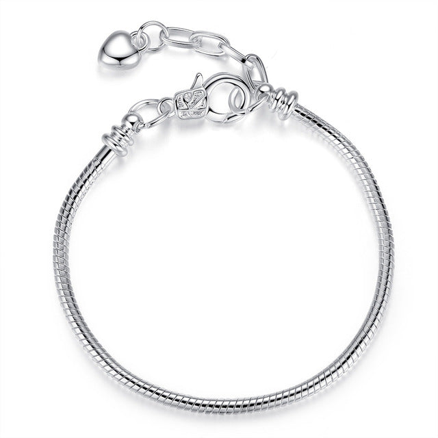 Silver Color Snake Chain Bracelet-women-wanahavit-Adjustable v2-wanahavit